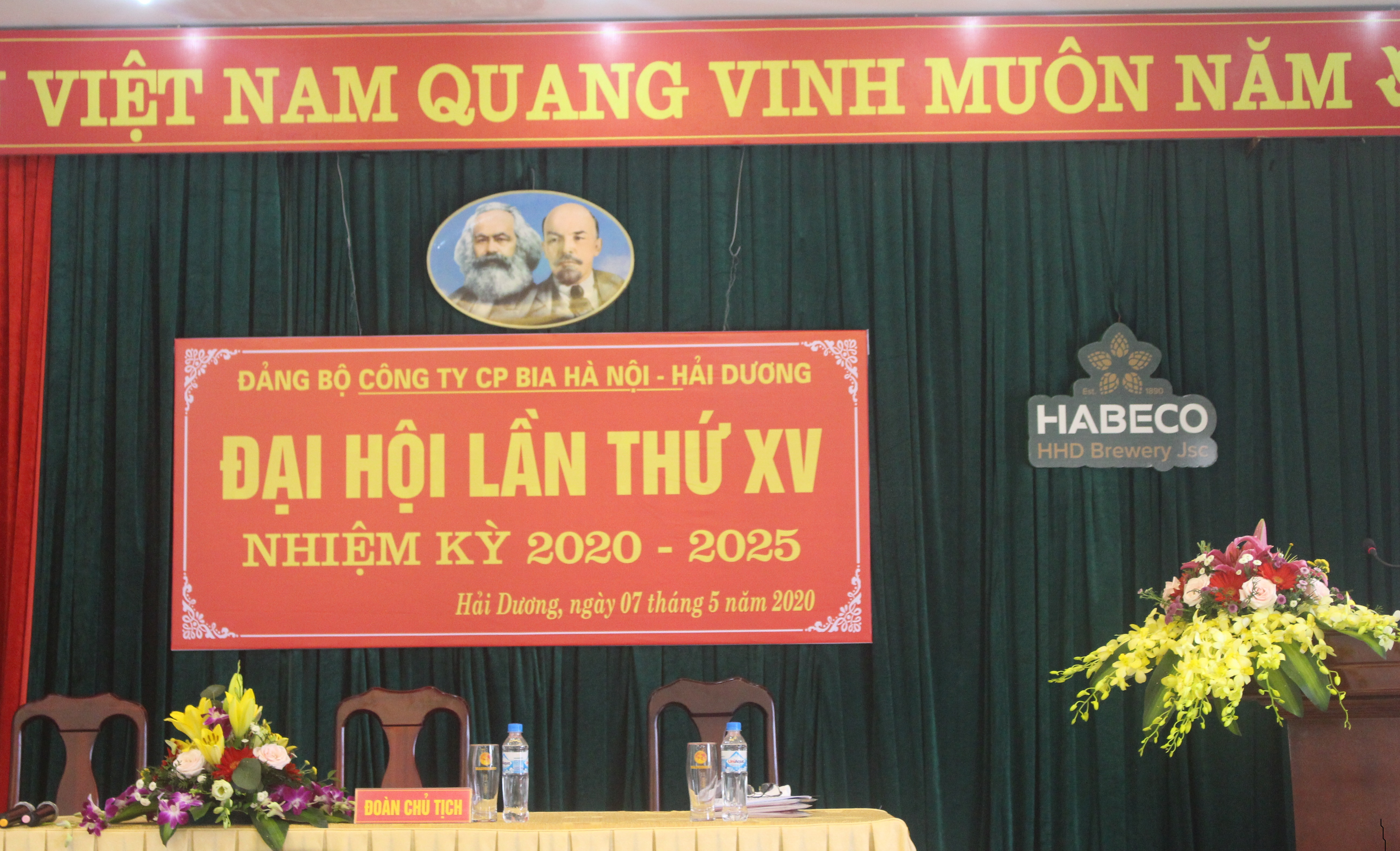 CTCP Bia Hà Nội - Hải Dương tổ chức Đại hội Đảng bộ lần thứ XV, nhiệm kỳ 2020 - 2025